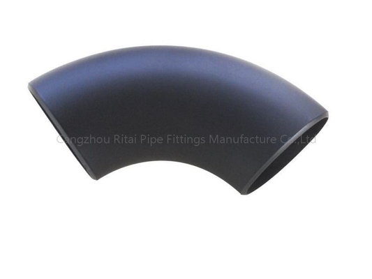 A234 ASME B16.9 كوع تركيب الأنابيب LR STD ملحوم 1.5D 90 درجة كوع من الفولاذ الكربوني