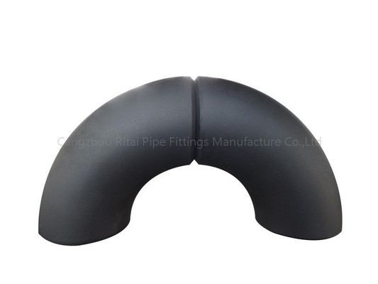 A234 ASME B16.9 كوع تركيب الأنابيب LR STD ملحوم 1.5D 90 درجة كوع من الفولاذ الكربوني