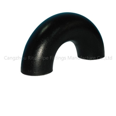 ASME B16.9 جدول 40 مواسير سوداء A234 نصف قطرها 180 درجة كوع