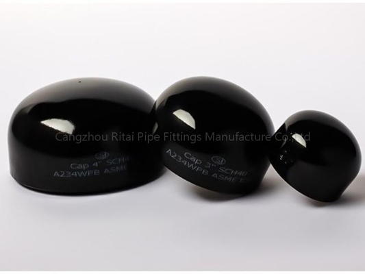 غطاء تركيب أنابيب الصلب الكربوني DN15 مزورة DIN ASTM JIS B2312 SGP A234 WPB