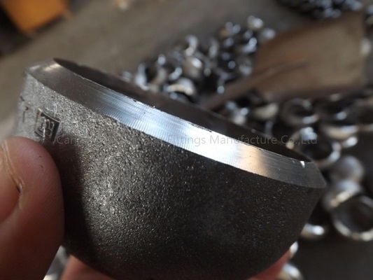 WPC 8 بوصة غطاء أنبوب فولاذي أسود ASME A860 234WPB بعقب اللحام