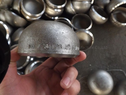 WPC 8 بوصة غطاء أنبوب فولاذي أسود ASME A860 234WPB بعقب اللحام