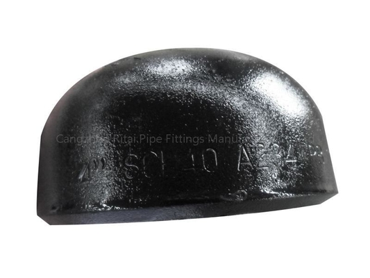 غطاء تركيب الأنابيب DN600 الكربون الصلب API5L BW ANSI B16.9 A234