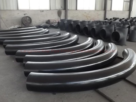 Sch 40 5D مواسير منحنيات LR API 5L Gr. B سلس BW الفولاذ المقاوم للصدأ 90 درجة الكوع