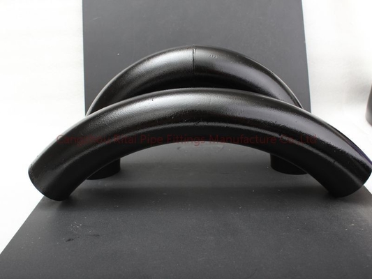 6 بوصة 5D ASME B16.9 Elbow 90 Sch 40 LR Short Radius 180 منحنيات إرجاع
