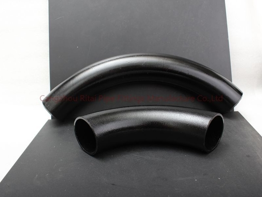 A53Gr.B LR 3D Pipe Bends 22.5 45 90120 درجة الأسود للبترول