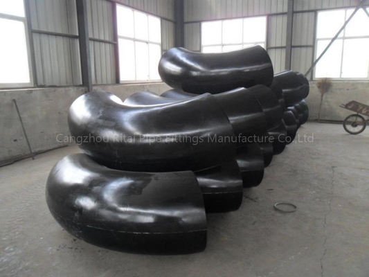 ASME B16.9 ERW أكواع أنابيب كبيرة من الصلب الكربوني 90 درجة طويلة منحنى نصف قطرها