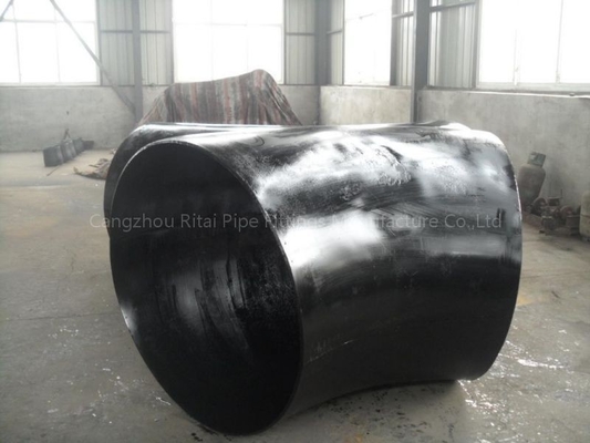 MSS SP44 كوع فولاذي ملحوم أسود JIS B2220 XXS مواسير بقطر كبير 48 بوصة STD
