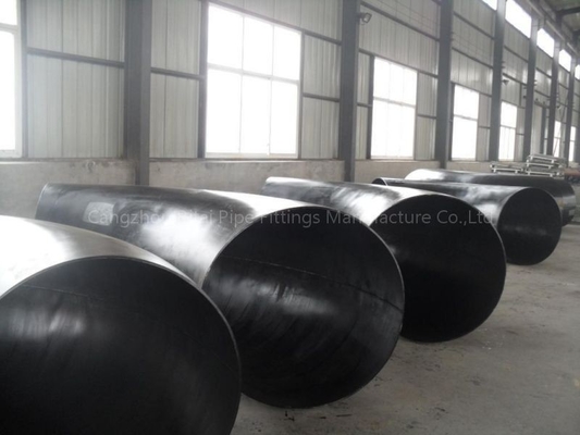 ASTM B16.9 أكواع أنابيب كبيرة من الصلب الكربوني المشطوف المستدير ينتهي بزاوية 90 درجة