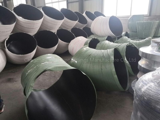 ASTM 1200 NB أنابيب كبيرة المرفقين بقطر قصير 45 درجة BW قطر كبير من الصلب الكربوني