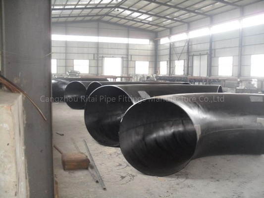 ASME B16.9 ERW أكواع أنابيب كبيرة من الصلب الكربوني 90 درجة طويلة منحنى نصف قطرها