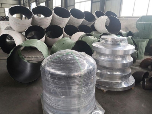 ASTM 180 درجة الصلب بعقب لحام الكوع نصف القطر القصير Sch 100 الكربون الصلب 100 ٪ RT