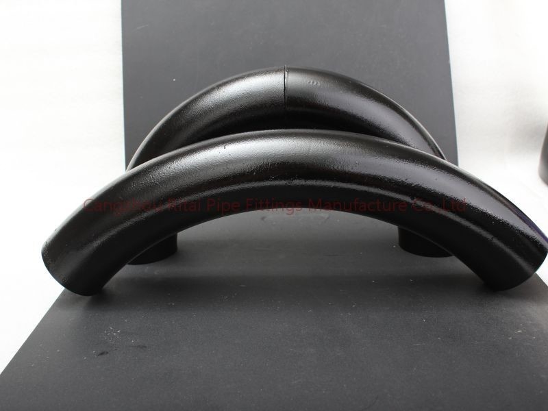 6 بوصة 5D ASME B16.9 Elbow 90 Sch 40 LR Short Radius 180 منحنيات إرجاع